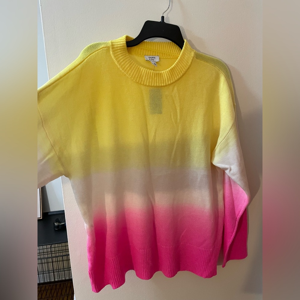 NWT Tri-color Sweater